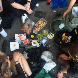 Stärkung, bevor es losgeht
