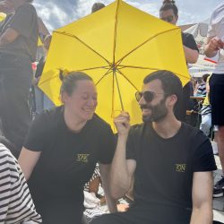 And it was all yellow...